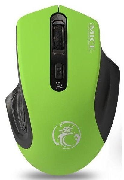 Egér iMICE E-1800 Wireless Mouse Green