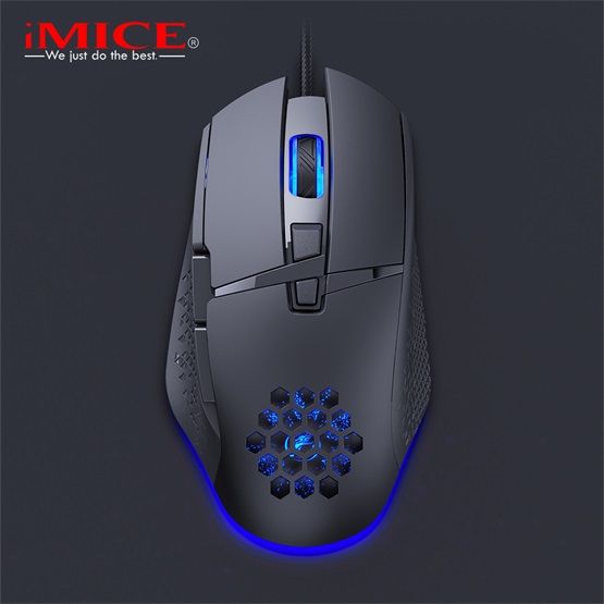 Egér iMICE T90 RGB Gaming Mouse Black