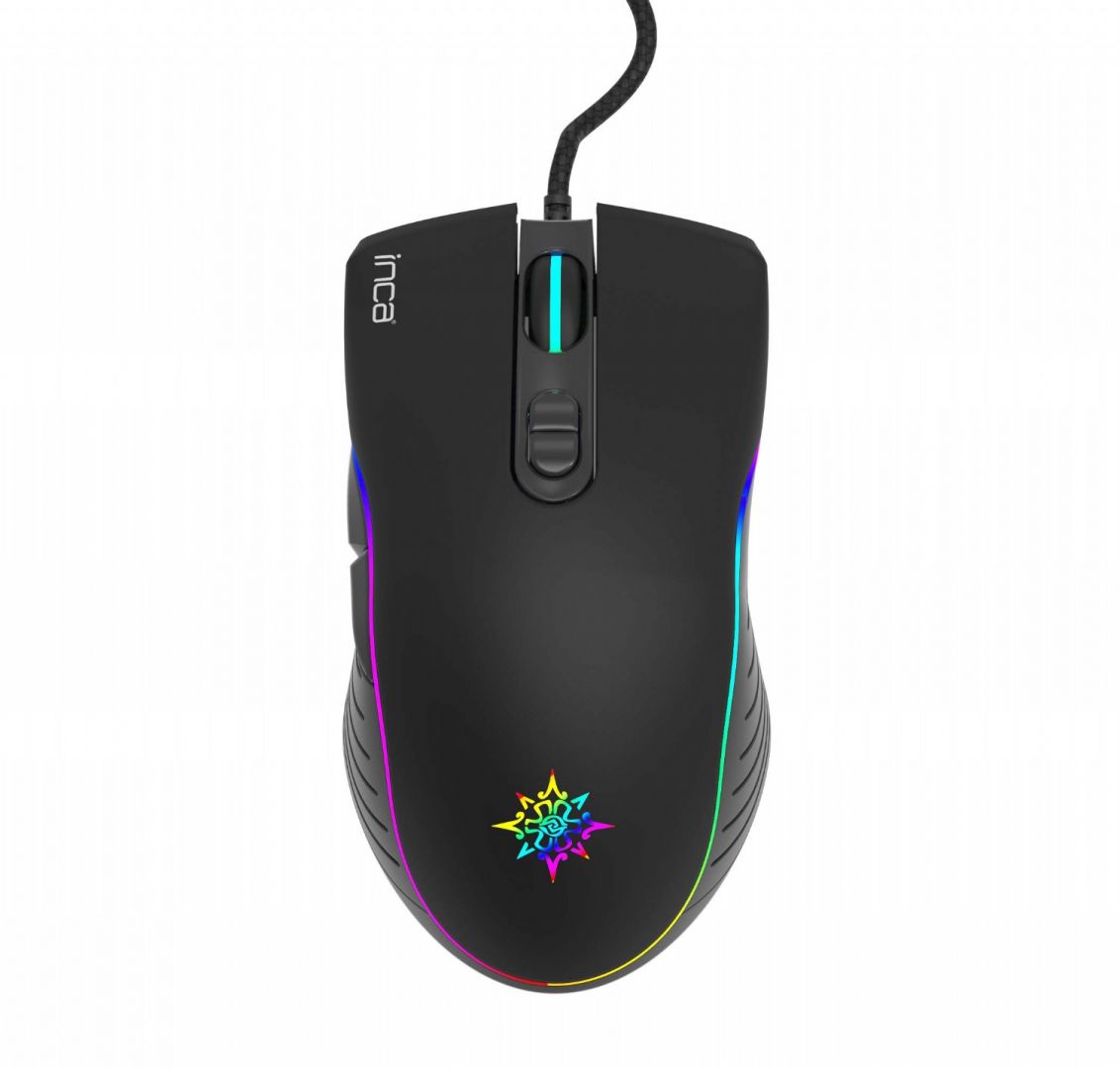 Egér INCA IMG-GT15 Gaming Mouse Black