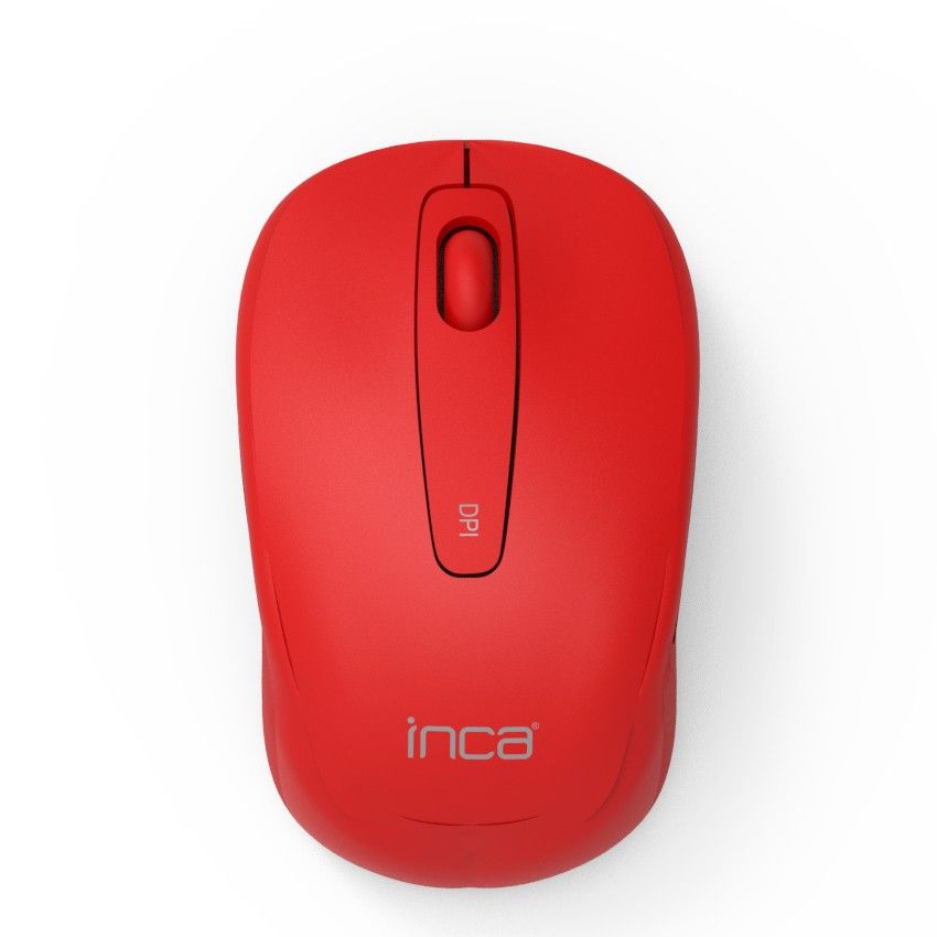 Egér INCA IWM-331RK Silent Wireless mouse Red