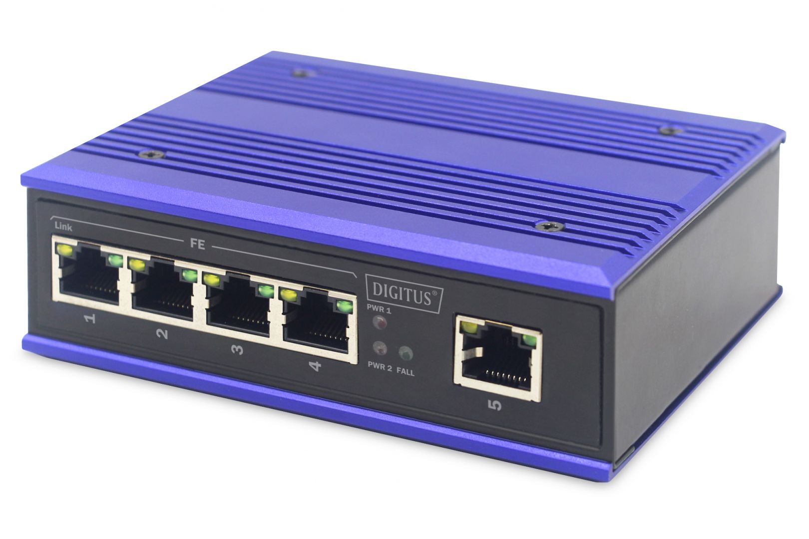 Switch Digitus Industrial 5-Port Fast Ethernet Switch
