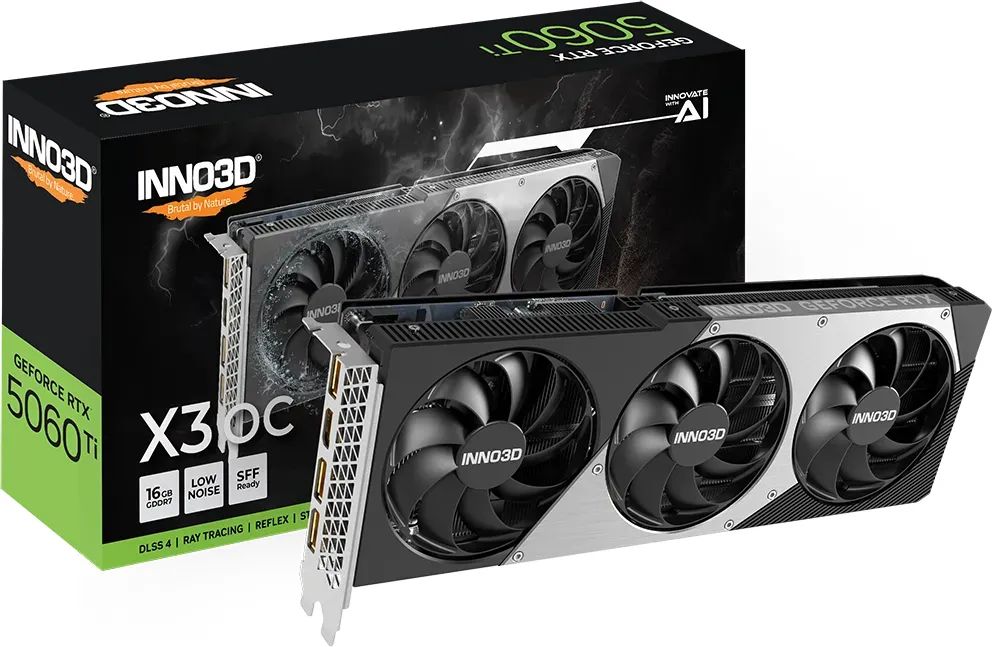 Videókártya Inno3D GeForce RTX5060 Ti 16GB X3 OC