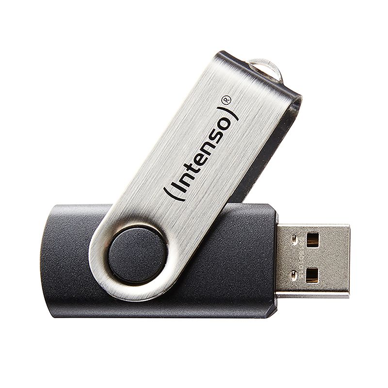 USB Flash RAM Intenso 8GB Basic Line USB2.0 Black/Silver