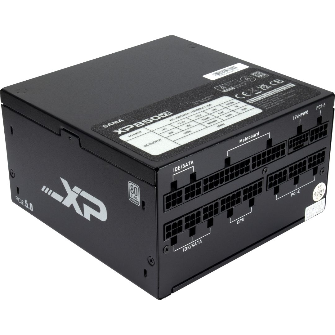 Tápegység Inter-Tech 850W 80+ Platinum Sama XPH-850A ATX3.0 Tápegység Inter-Tech 850W 80+ Platinum Sama XPH-850A ATX3.0
