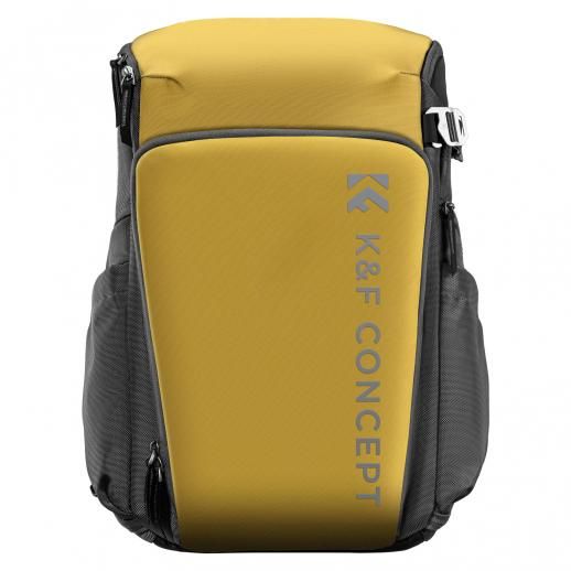 Táska, tok KF Concept Camera Alpha Backpack Air 25L Black/Yellow