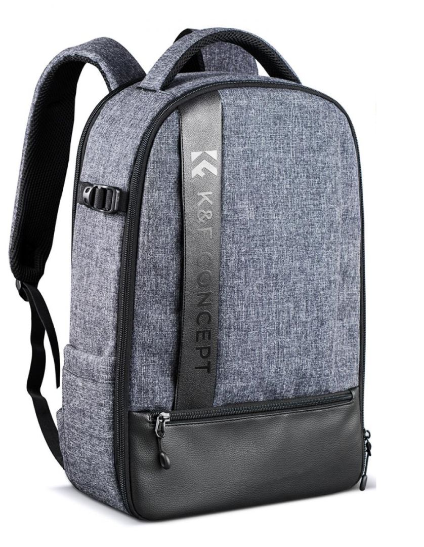 Táska, tok KF Concept Camera Backpack 15L DSLR/SLR Black/Grey