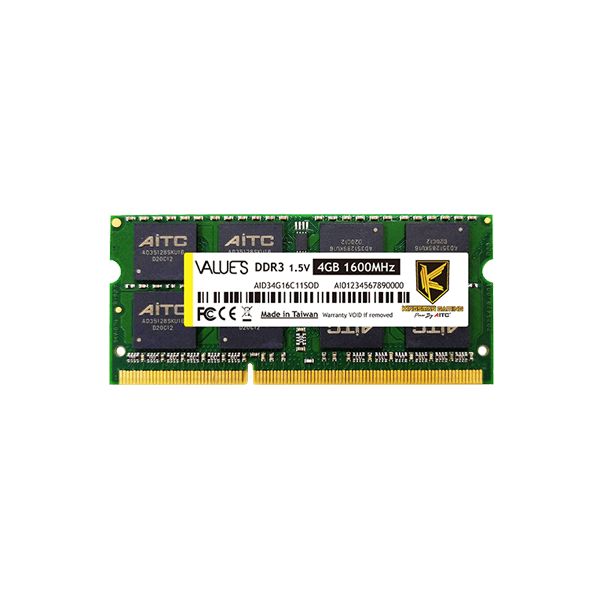 Memória (notebook) Kingsman 4GB DDR3 1600MHz SODIMM Values