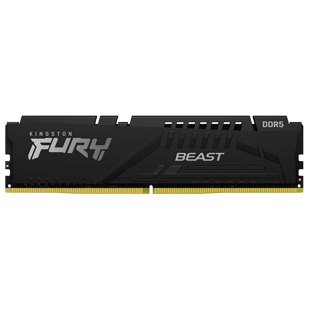 Memória Kingston 16GB DDR5 5200MHz Fury Beast Black