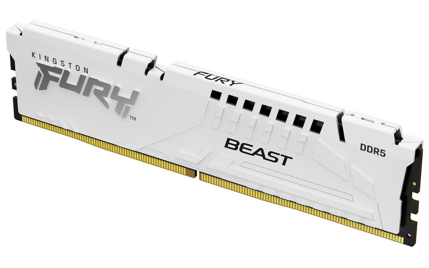 Memória Kingston 16GB DDR5 6000MHz Fury Beast White