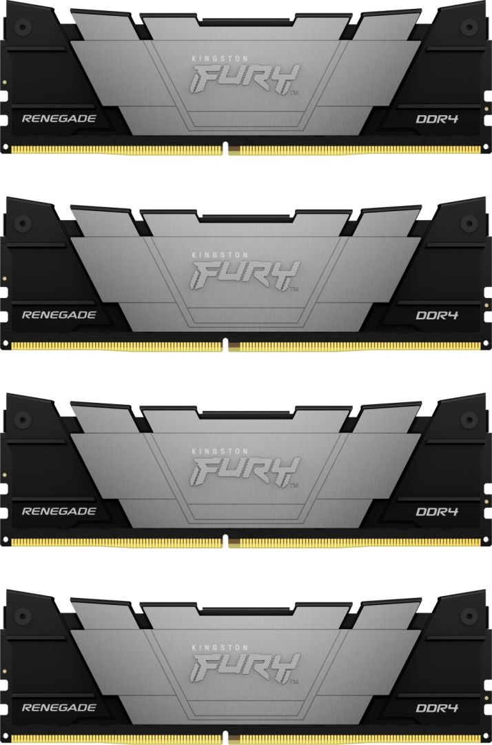 Memória Kingston 32GB DDR4 3600MHz Kit(4x8GB) Kingston Fury Renegade Black