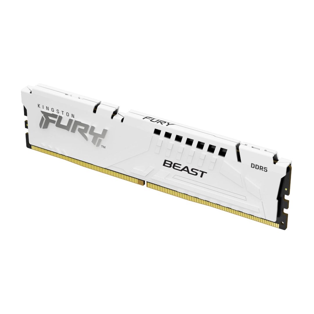 Memória Kingston 32GB DDR5 6000MHz Fury Beast White
