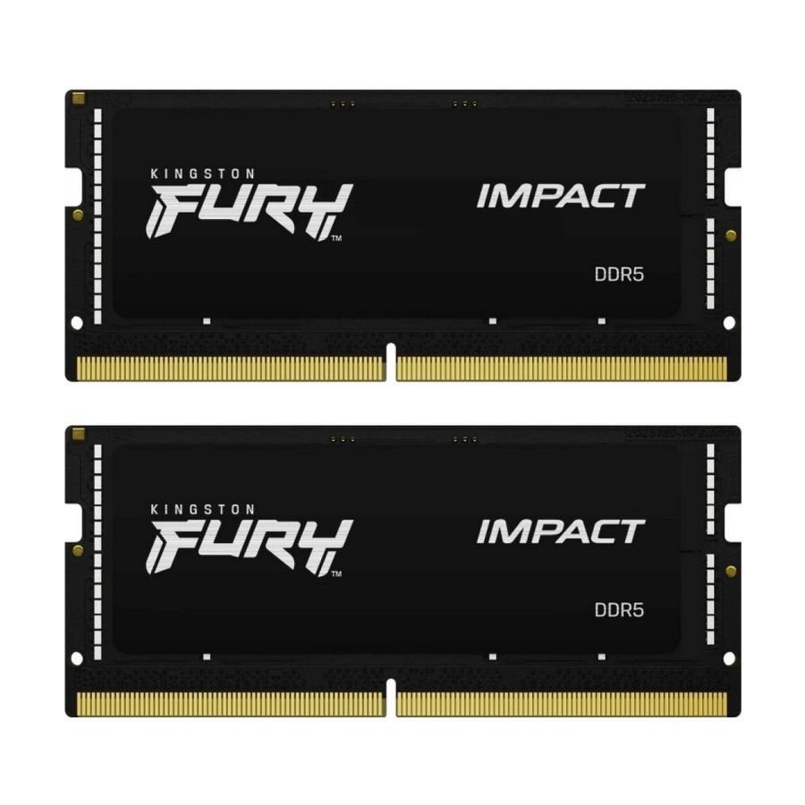 Memória (notebook) Kingston 32GB DDR5 6400MHz Kit(2x16GB) SODIMM Fury Impact Black