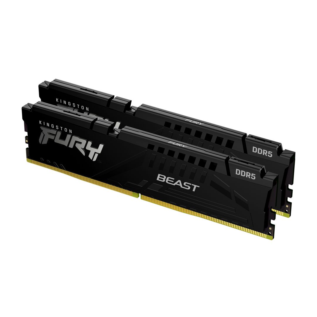 Memória Kingston 64GB DDR5 6400MHz Kit(2x32GB) Fury Beast Expo Black
