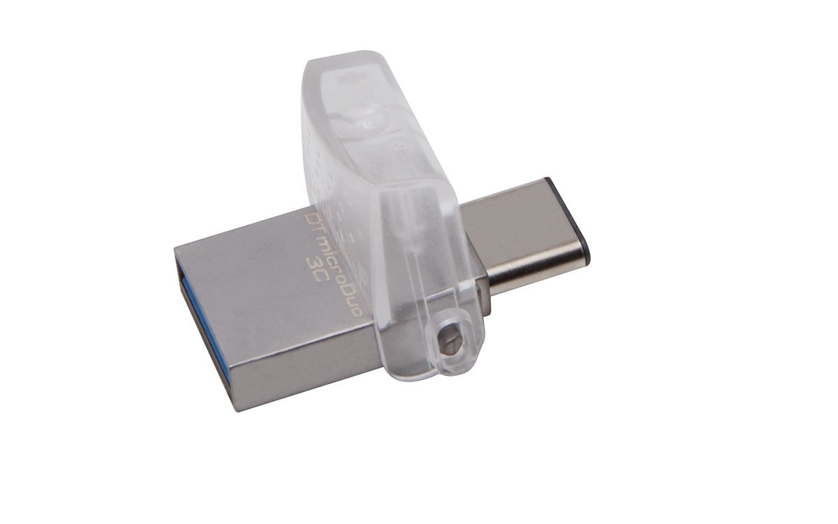 USB Flash RAM Kingston 64GB microDuo 3C USB3.1 Silver