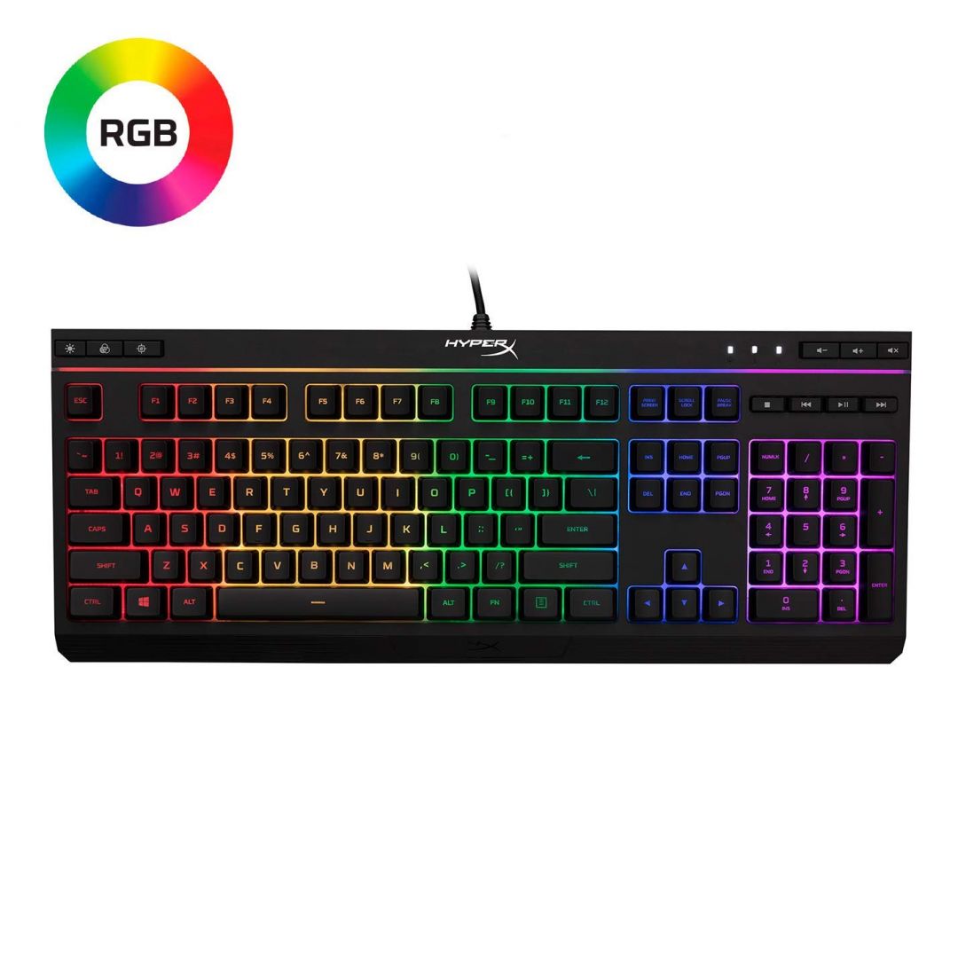 Billentyűzet Kingston HyperX Alloy Core RGB Gamer Keyobard Black UK