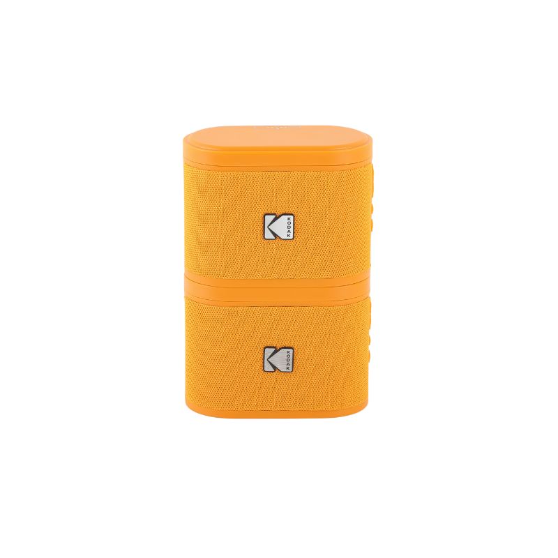 Hangszóró Kodak BRIXOR2 Soundbrix Mini Bluetooth Coloured Portable Two Speakers Orange