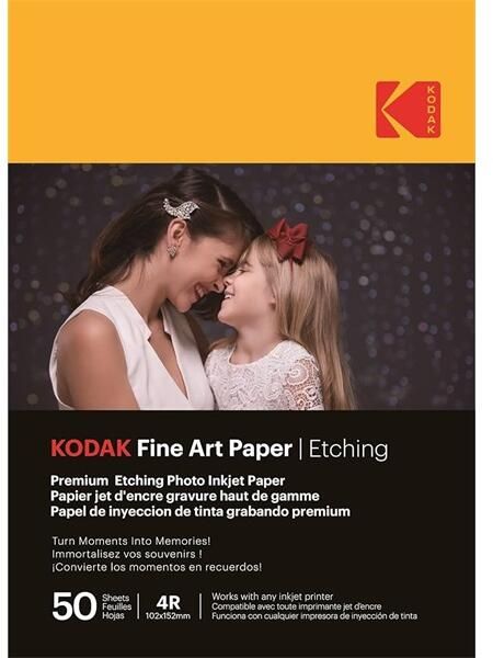 Fotópapír Kodak Fine Art 210g 10x15 50db Matt Fotópapír