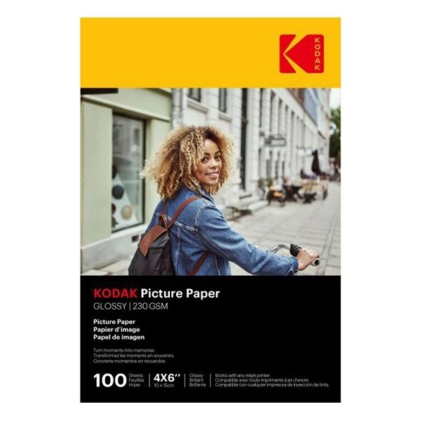 Fotópapír Kodak Fine Art 230g 10x15 100db Fényes Fotópapír