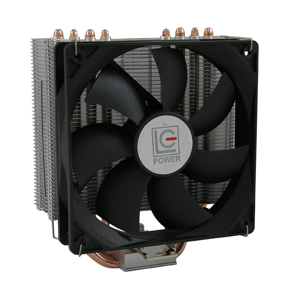 Ventilátorok, Hűtők, Előlapi panelek LC Power Cosmo Cool LC-CC-120 12cm CPU Cooler