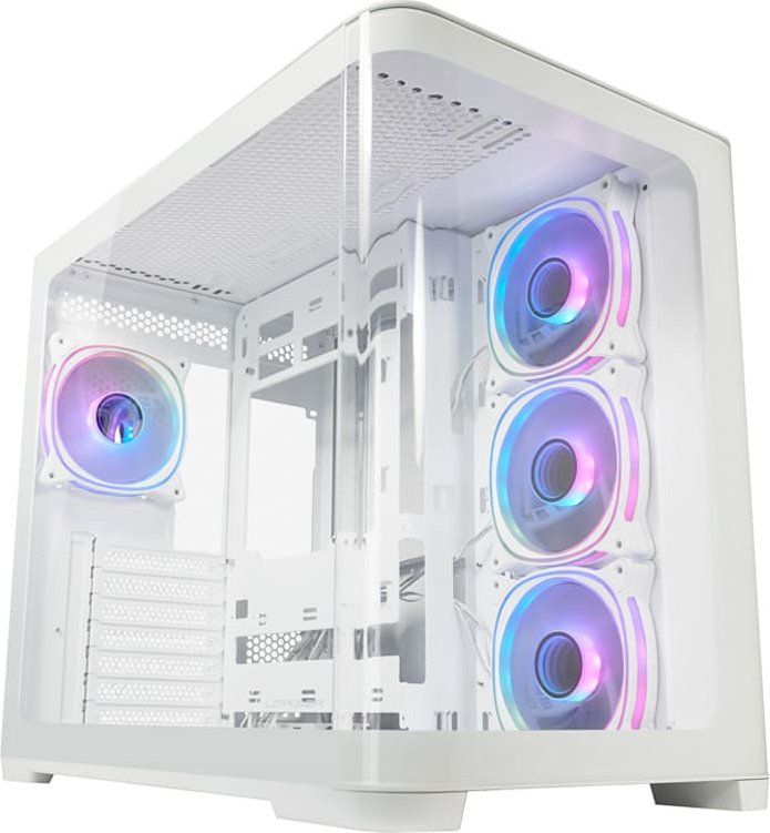 Ház LC Power Gaming 8001W Tempered Glass Pro-Storm Light