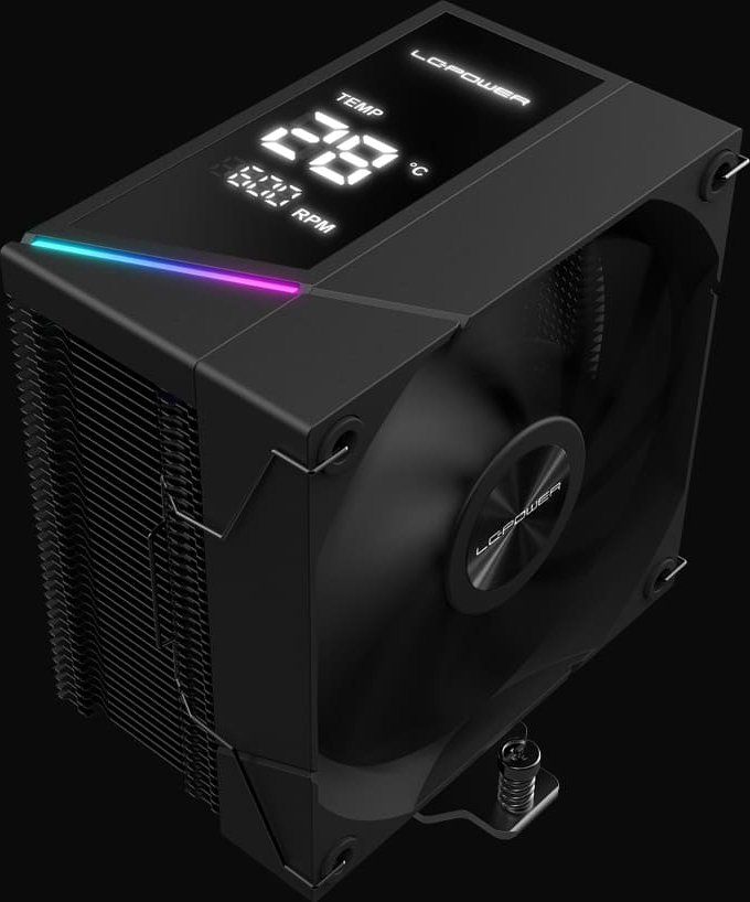Ventilátorok, Hűtők, Előlapi panelek LC Power LC-CC-120-DB6 DIGI Black