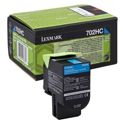 Toner Lexmark 702H Cyan toner