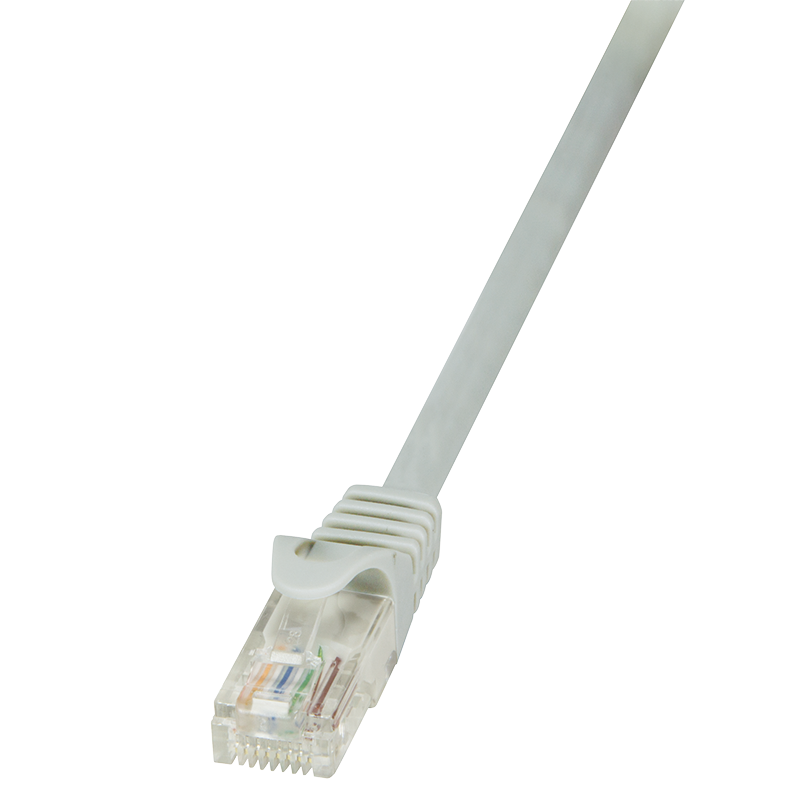 Hálózati kábelek Logilink CAT5e U-UTP Patch Cable 1m Grey Hálózati kábelek Logilink CAT5e U-UTP Patch Cable 1m Grey