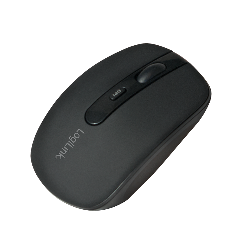 Egér Logilink ID0078A Optical Bluetooth Mouse Black