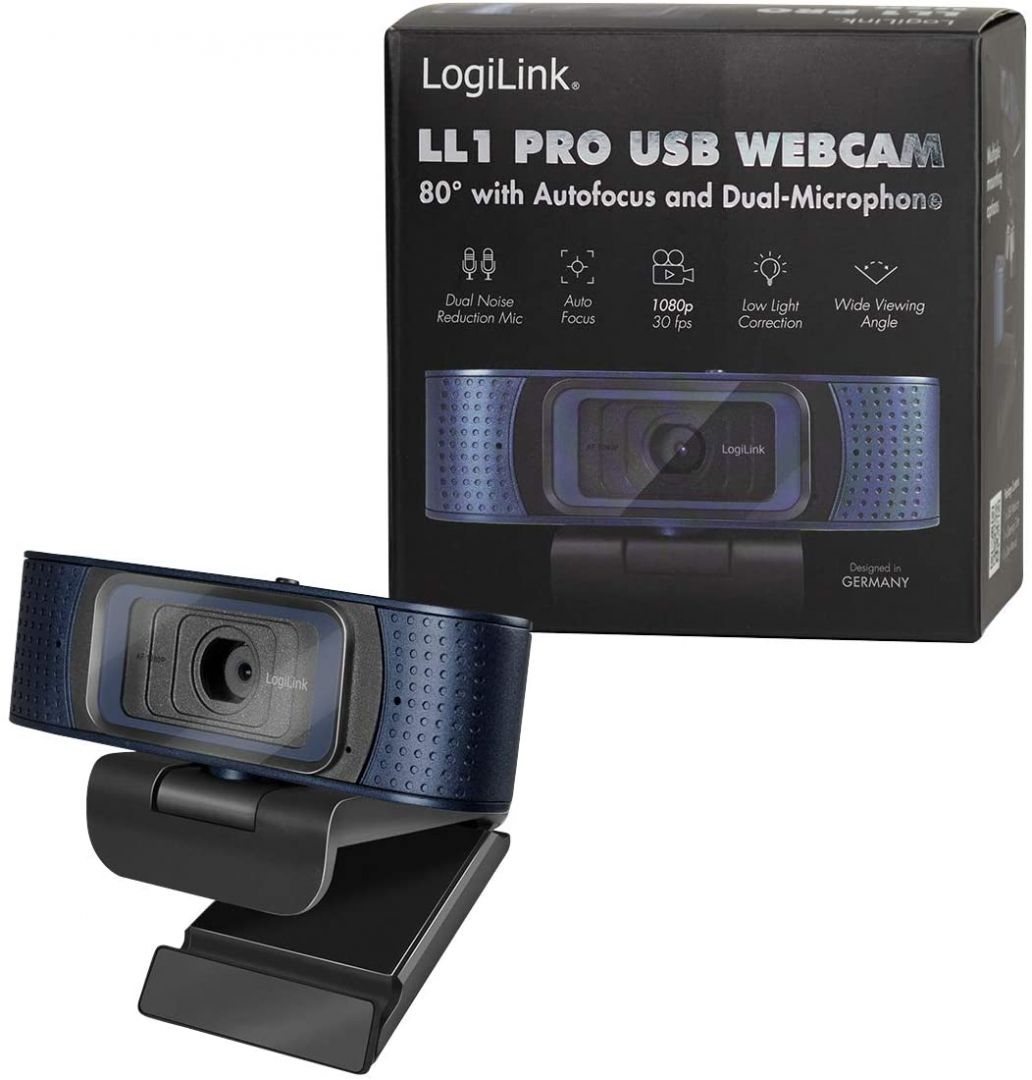 Webkamera Logilink LL1 Pro Webkamera Black/Blue