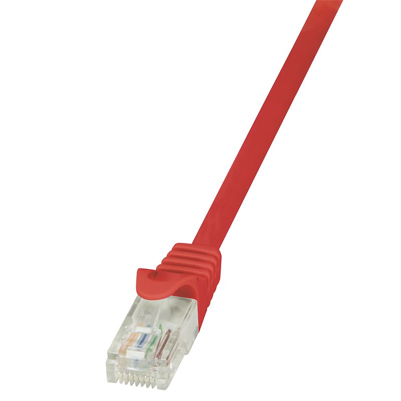 Hálózati kábelek Logilink CP2024U CAT6 U-UTP Patch Cable EconLine 0,5m Red