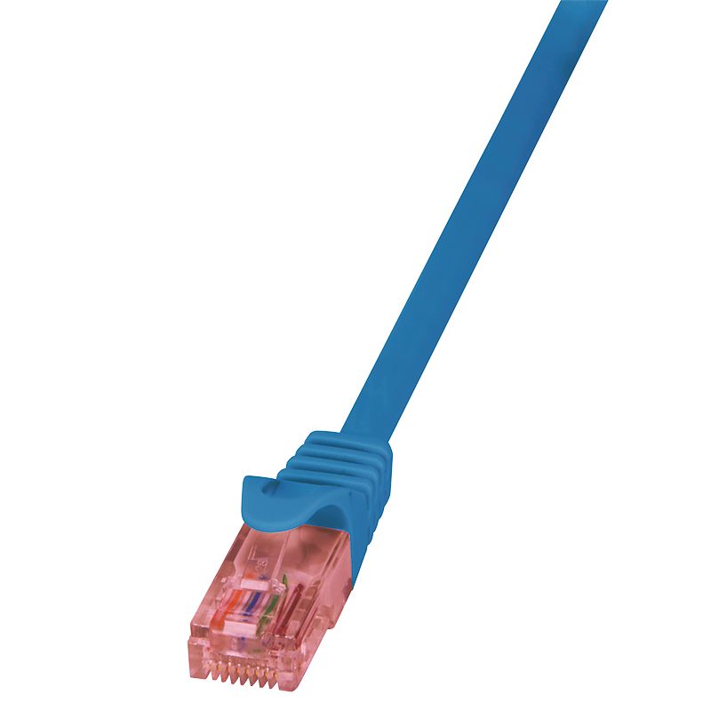 Hálózati kábelek Logilink CAT6 U-UTP Patch Cable 0,5m Blue Hálózati kábelek Logilink CAT6 U-UTP Patch Cable 0,5m Blue