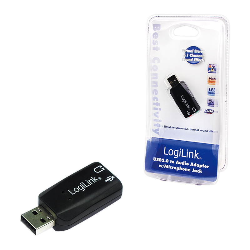 Hangkártya Logilink UA0053 5.1 USB Hangkártya