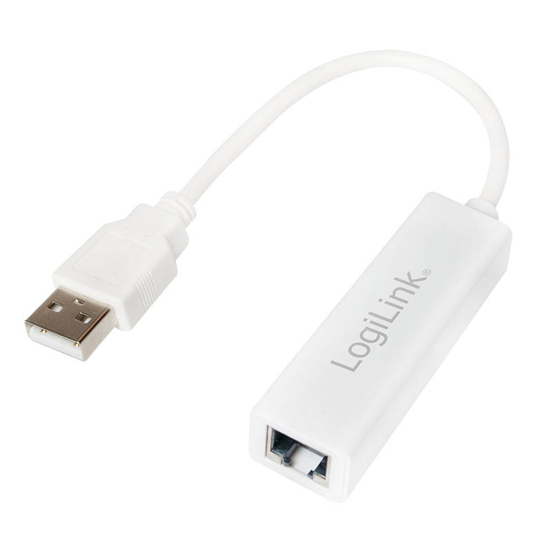 Hálókártya Logilink UA0144B USB 2.0 to Fast Ethernet RJ45 Adapter