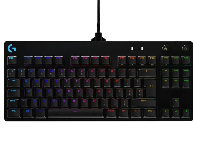 Billentyűzet Logitech G Pro Gaming Keyboard Black DE