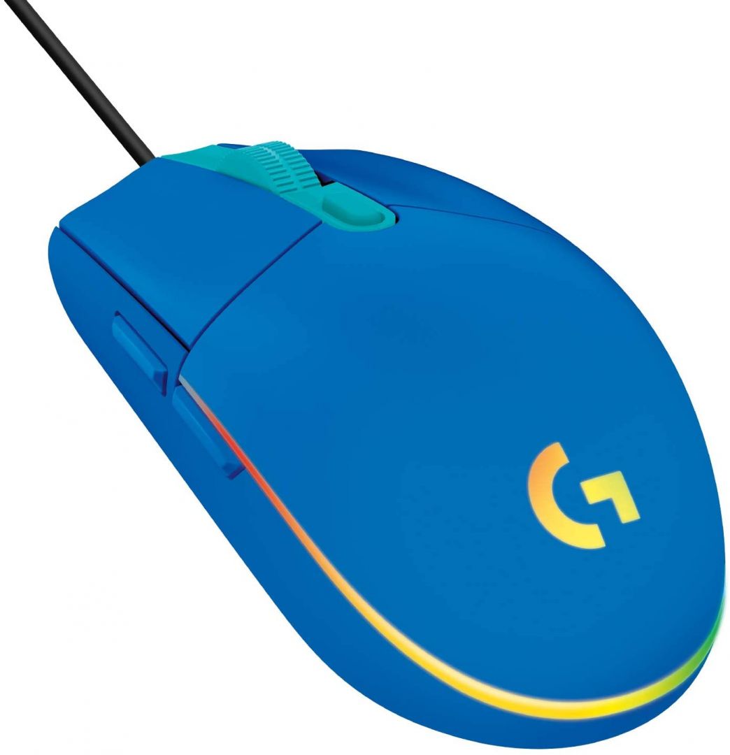 Egér Logitech G203 LightSync Gaming mouse Blue