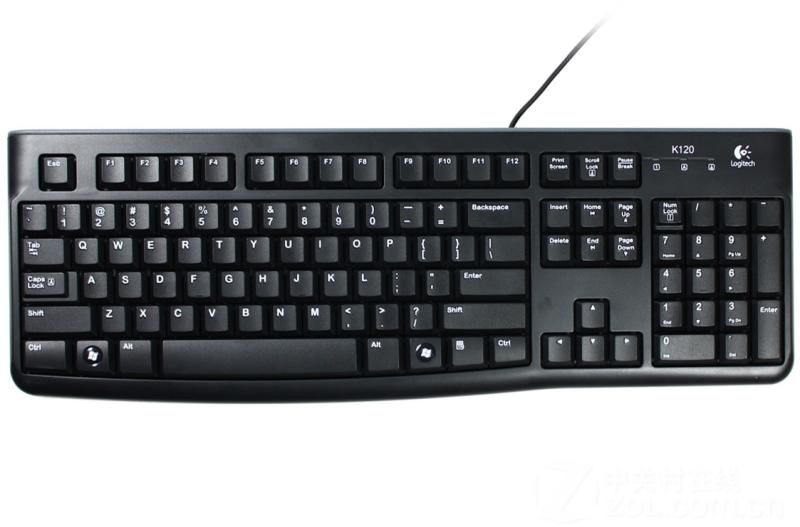 Billentyűzet Logitech K120 keyboard Black ENG