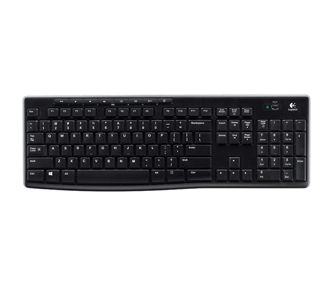 Billentyűzet Logitech K270 wireless billentyűzet Black US