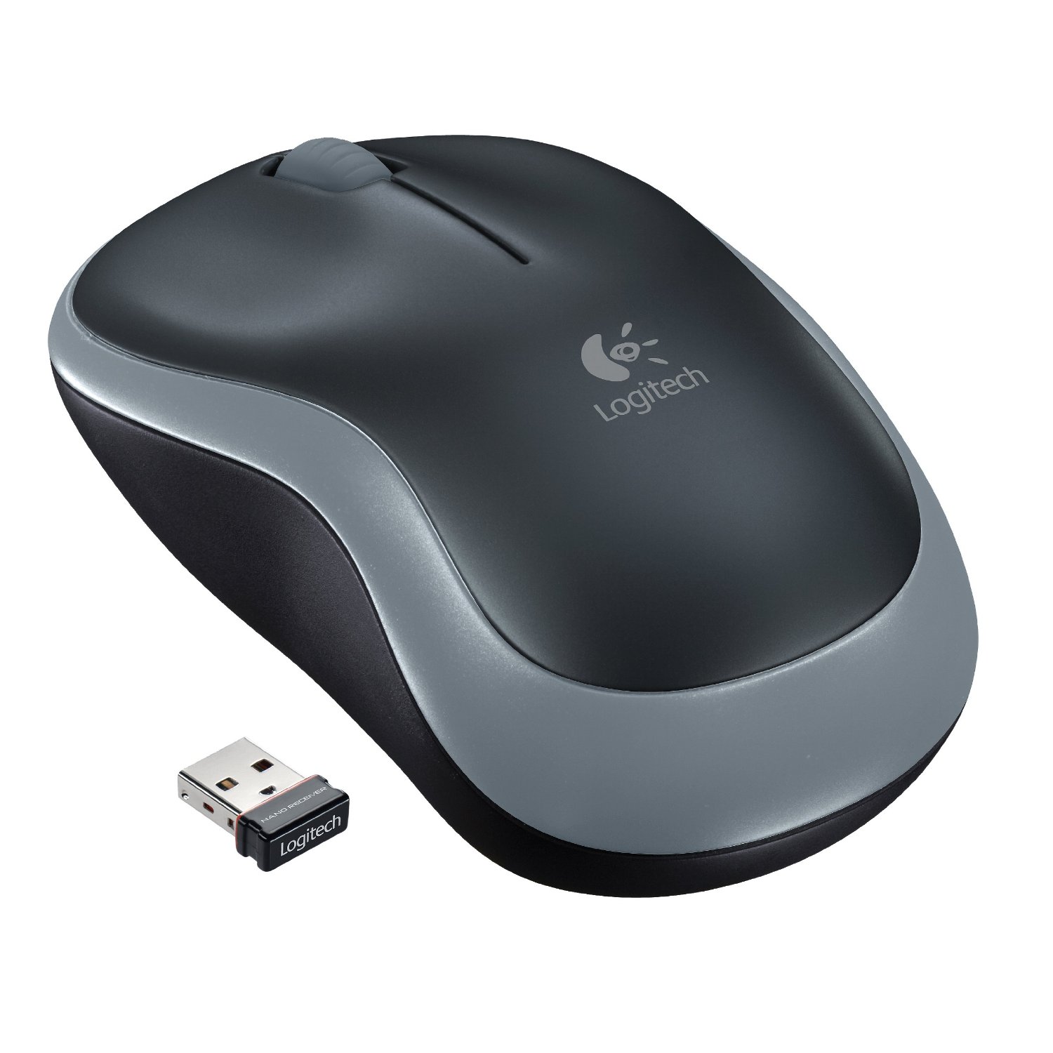 Egér Logitech M185 Wireless Mouse Grey