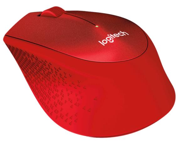 Egér Logitech M330 Silent Plus Wireless mouse Red