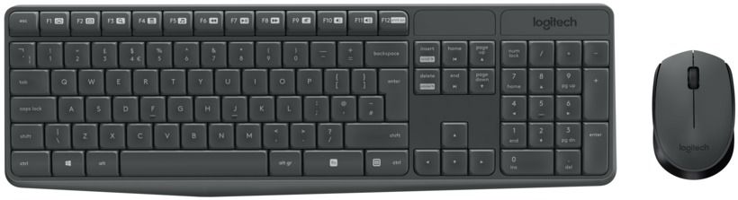 Billentyűzet Logitech MK235 Wireless Combo billentyűzet + egér Black DE