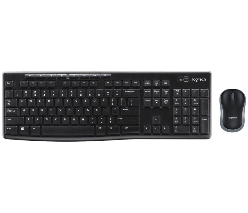 Billentyűzet Logitech MK270 Wireless Billentyűzet + Egér Black UK