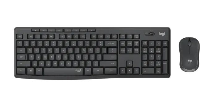 Billentyűzet Logitech MK295 Silent Wireless Combo Graphite US