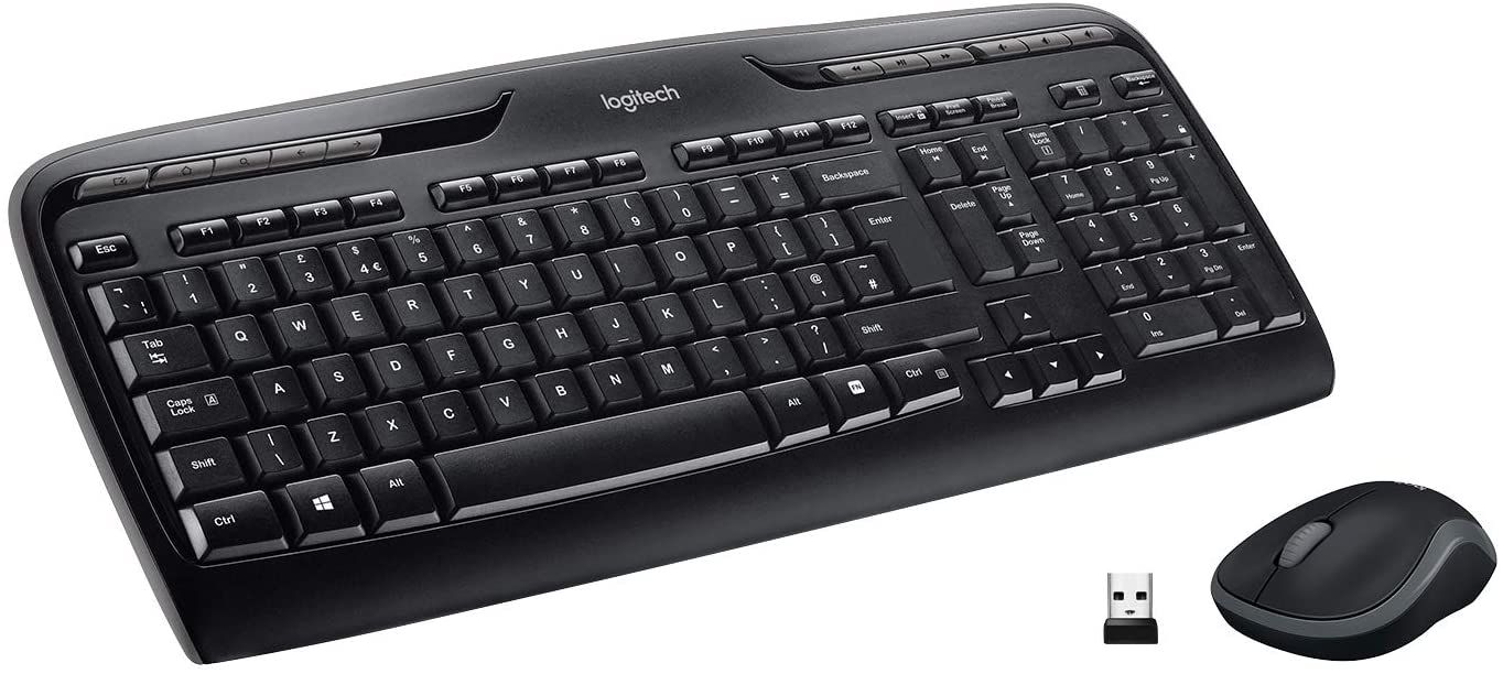 Billentyűzet Logitech MK330 Wireless billentyűzet + optikai egér Black UK