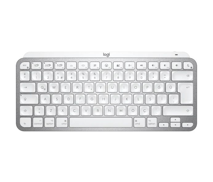 Billentyűzet Logitech MX Keys Mini for Mac wireless keyboard Pale Grey US