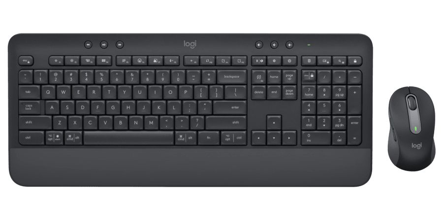 Billentyűzet Logitech Signature MK650 Combo for Business Wireless Keyboard+Mouse Graphite DE