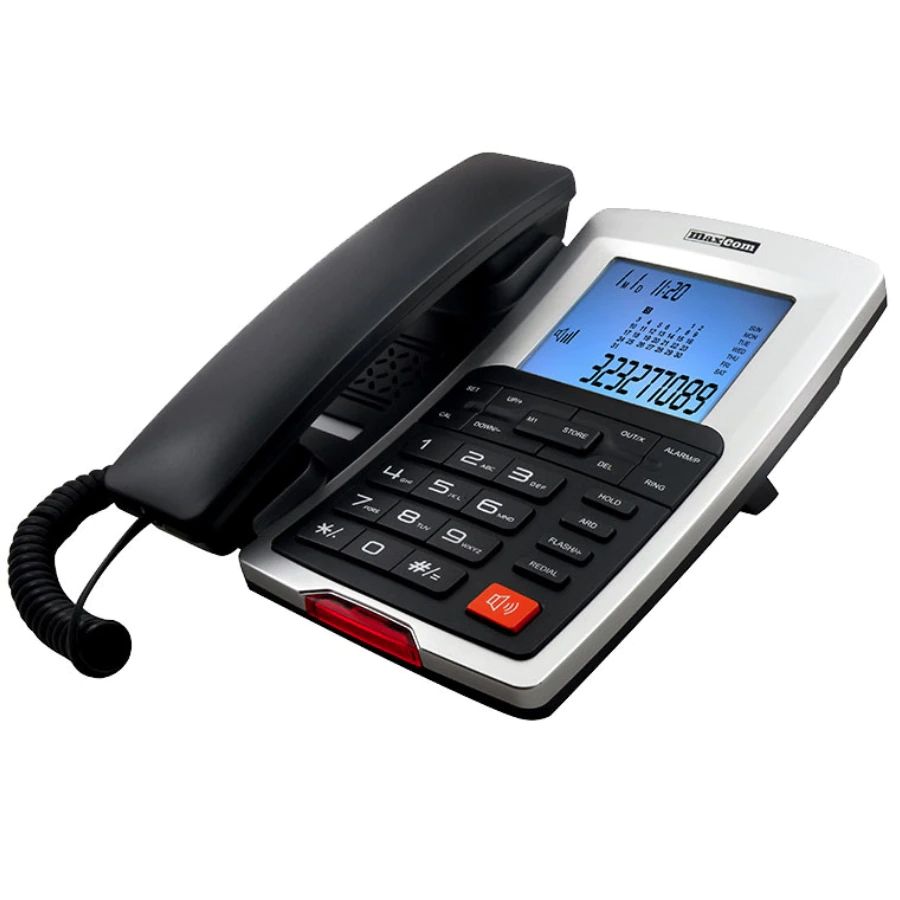 Telefon Maxcom KXT709 Black/Silver