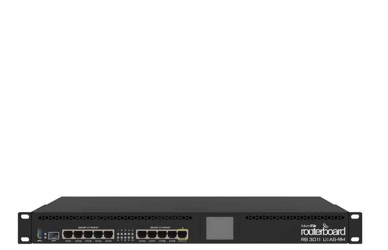 Router Mikrotik RouterBoard RB3011UIAS-RM 10port GbE LAN/WAN Smart Router