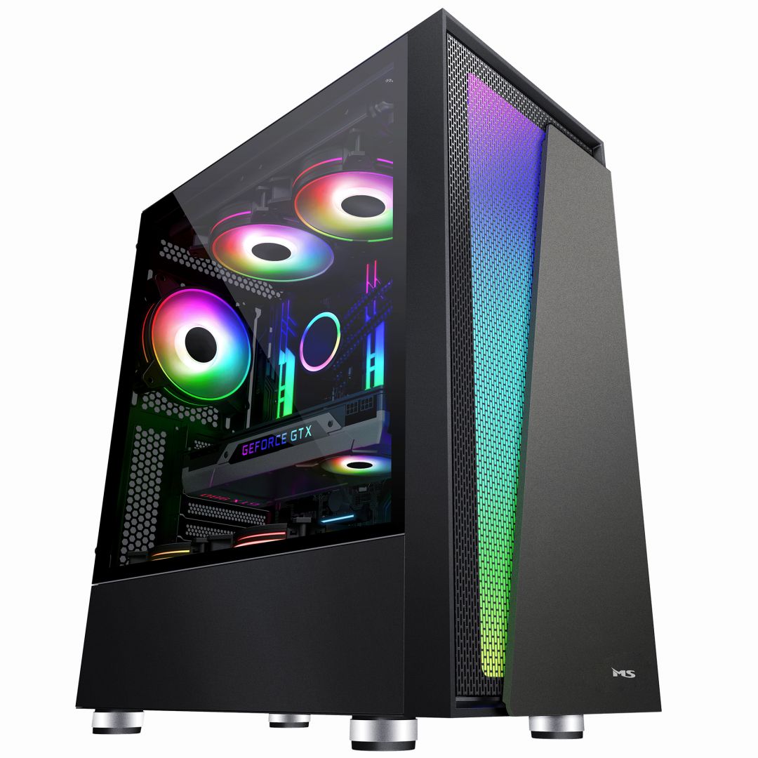 Ház MS Armor V715 Gaming Window Black