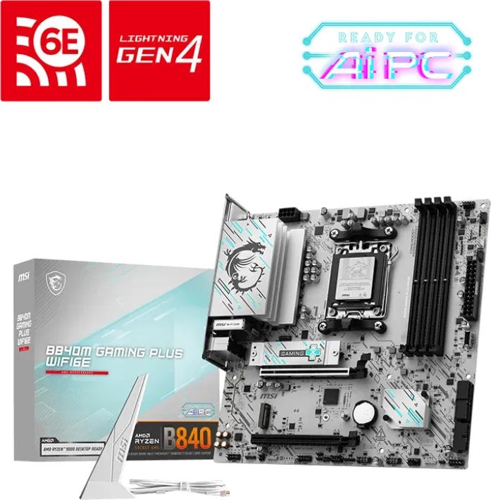 Alaplap Msi B840M GAMING PLUS WIFI6E