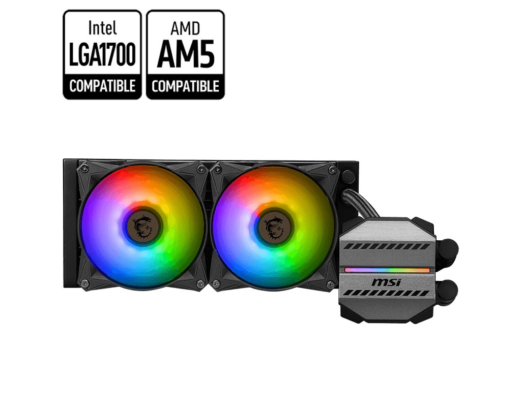 Ventilátorok, Hűtők, Előlapi panelek Msi MAG Core Liquid M240